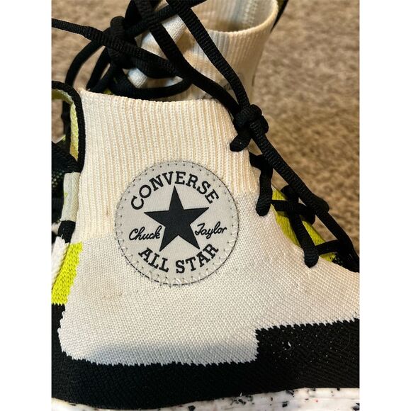 Converse Renew Chuck Taylor All Star High Top Sneakers Ivory Size 5 - Picture 9 of 10